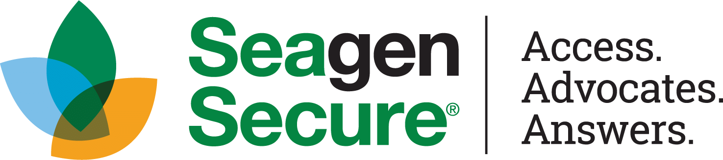 Seagen Secure | Access. Advocates. Answers. Seagen Secure® | Access. Advocates. Answers. logo